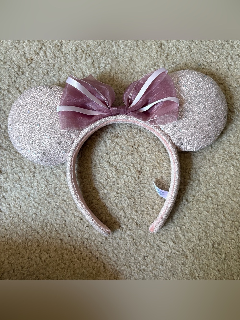 Tokyo Disney Resort Minnie Mouse Pink Ear Headband